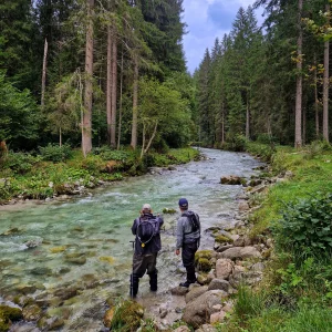 Voyage de pêche à la mouche en Italie dans les Dolomites